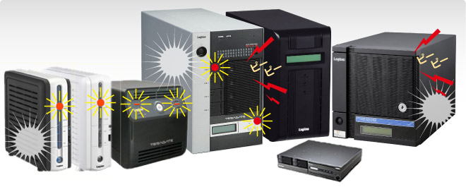 ���W�e�b�N�@Logitec�@NAS�ꗗ